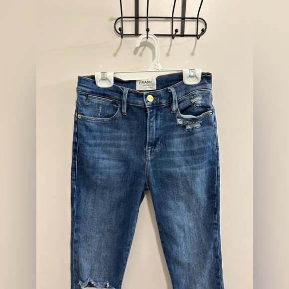 🍁Frame Le High Skinny Jean Ankle Cut - Picture 2 of 10